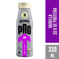 Bebida Láctea Gloria Pro Day Sabor Vainilla Botella 320ml