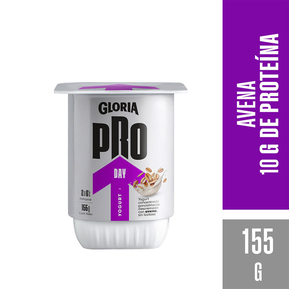 Yogurt Gloria Pro Day Avena Vaso 155g