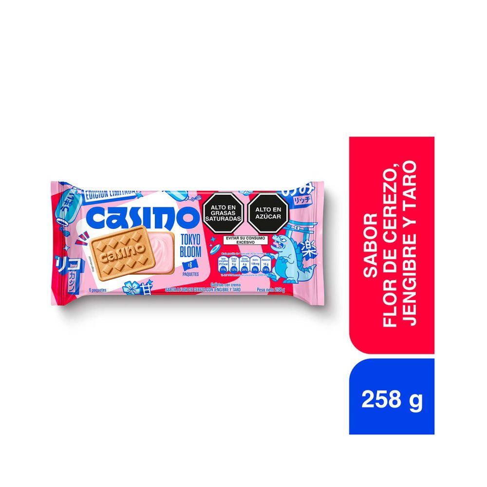 Sixpack Galleta Casino Tokyo Bloom 43g