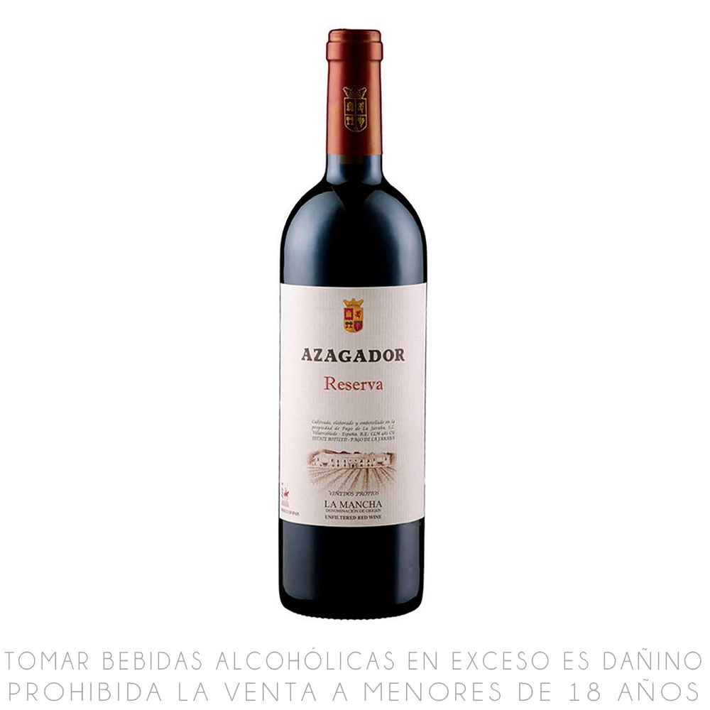 Vino Tinto Blend Azagador Reserva Botella 750ml