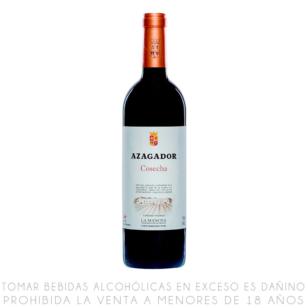 Vino Tinto Blend Azagador Cosecha Botella 750ml