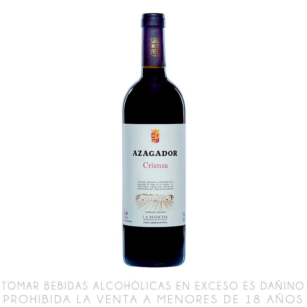 Vino Tinto Blend Azagador Crianza Botella 750ml
