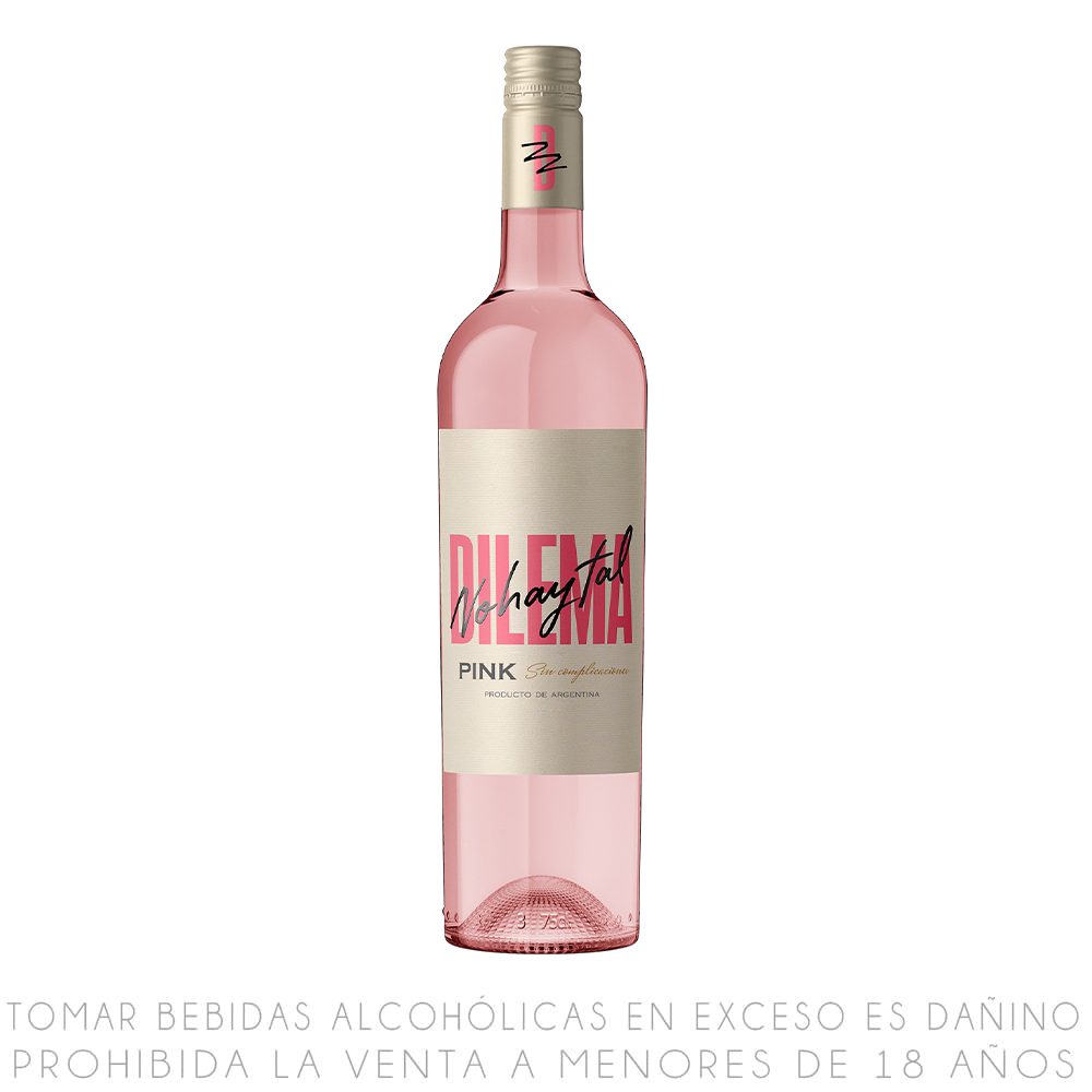 Vino Rosé Blend Dilema Pink Botella 750ml