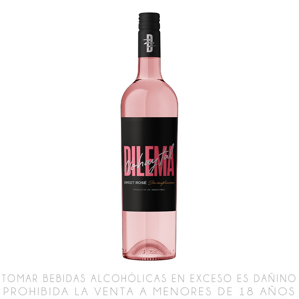 Vino Rosé Blend Dilema Sweet Rose Botella 750ml