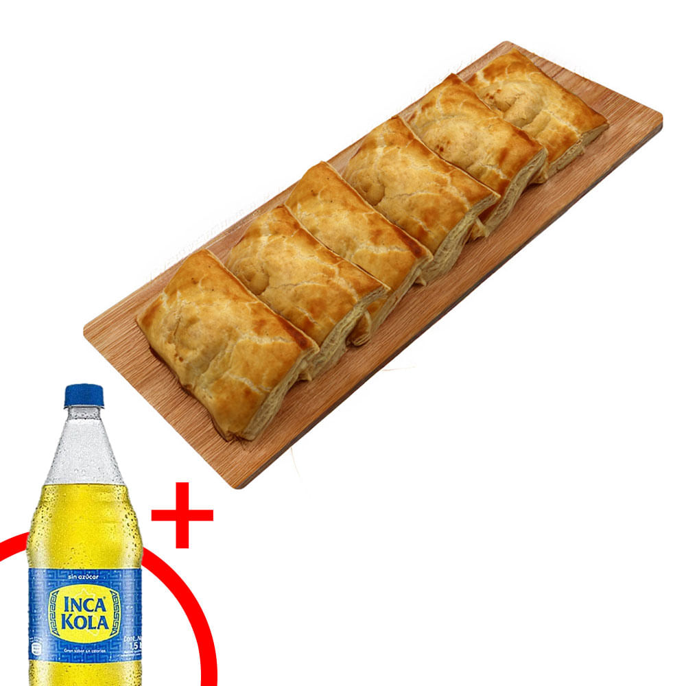 Combo 6un Empanada Mixta + Gaseosa Botella 1.5L