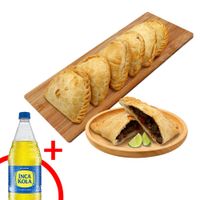 Combo 6un Empanada de Lomo + Gaseosa Botella 1.5L