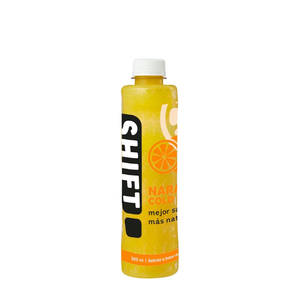 Jugo Cold Press de Naranja Shift Botella 380ml
