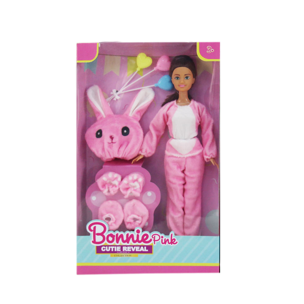 Muñeca Disfraz Conejito Bonnie Pink