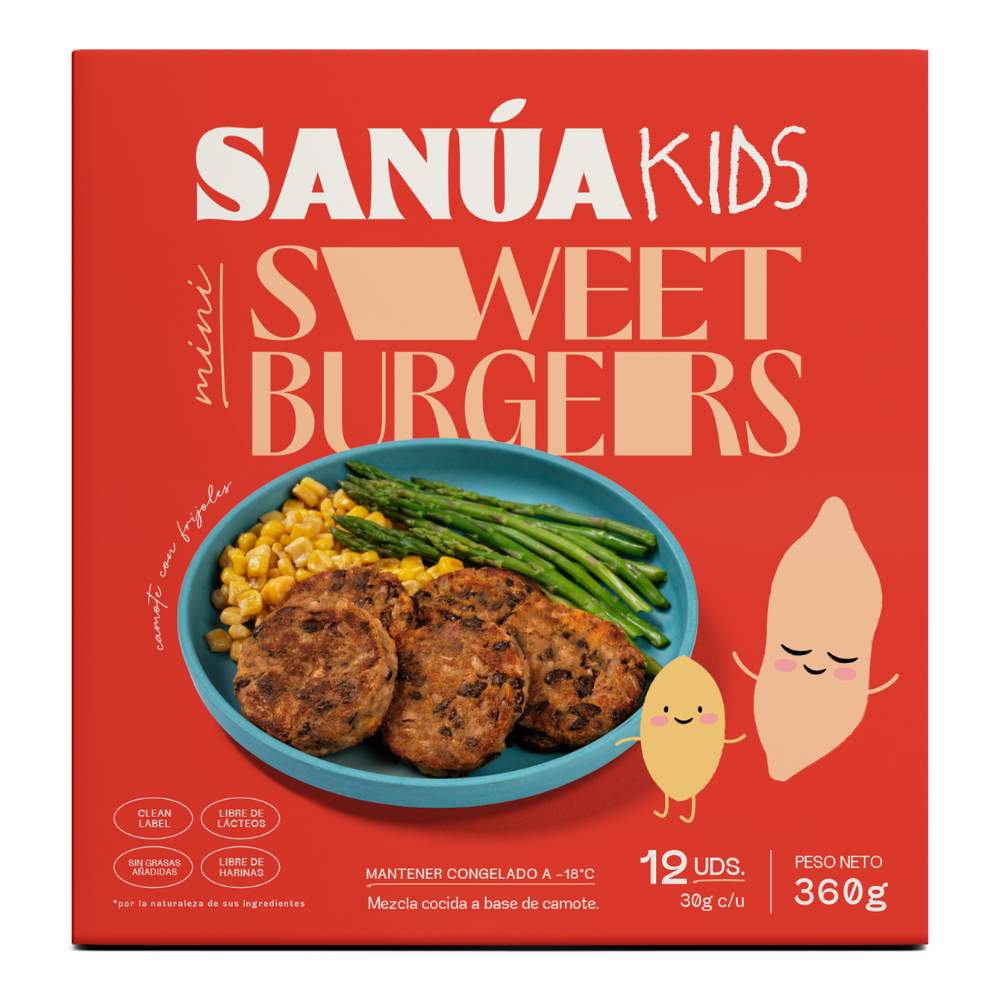 Mini Burgers Sweet Sanúa Kids 12un