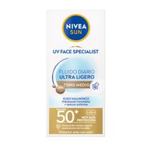 Protector Solar Nivea Sun Fluido Diario Tono Medio 40ml