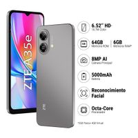 Smartphone ZTE Blade A35E 2+64GB Gris