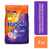 Detergente en Polvo Marsella Lavanda y Rosas 2kg