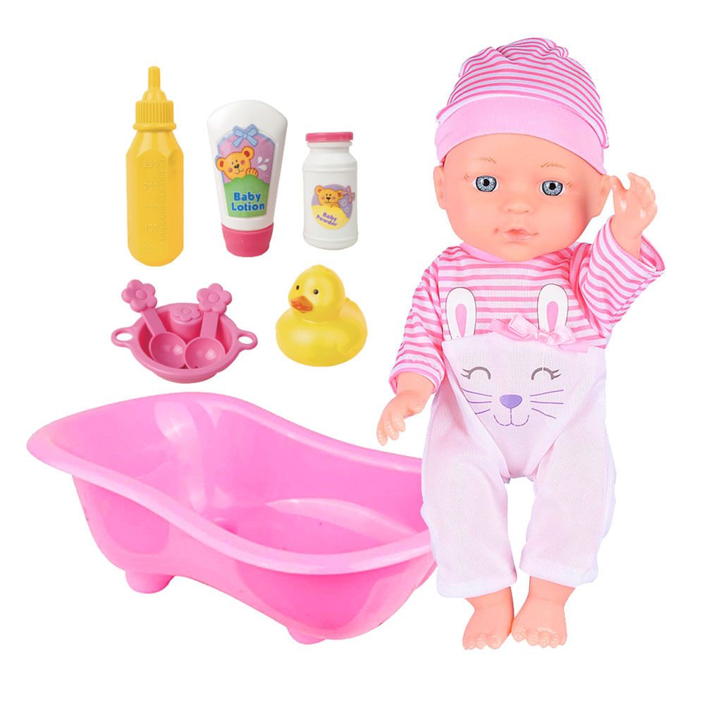 Muñeca con Bañera Le Bebe