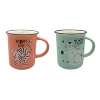Taza Krea Color Print Diseño Mascota 315ml Surtido