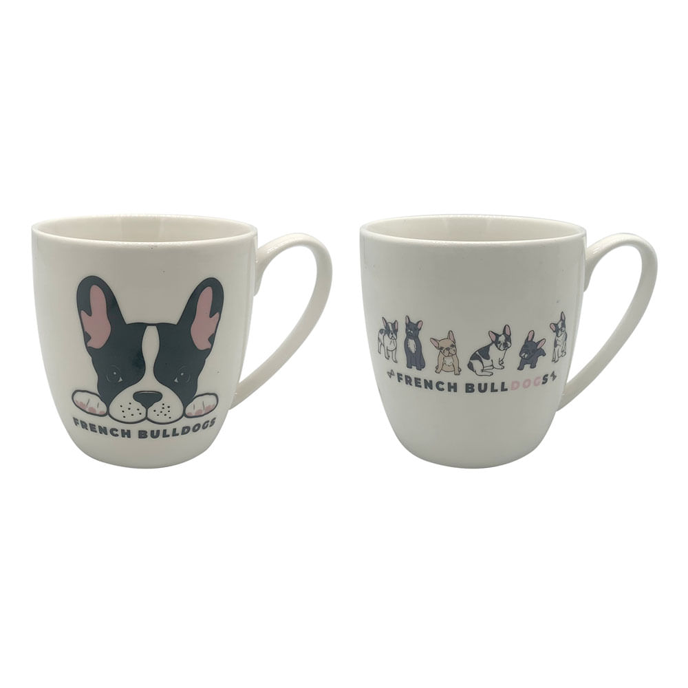 Taza Krea French Bulldog 450ml Surtido