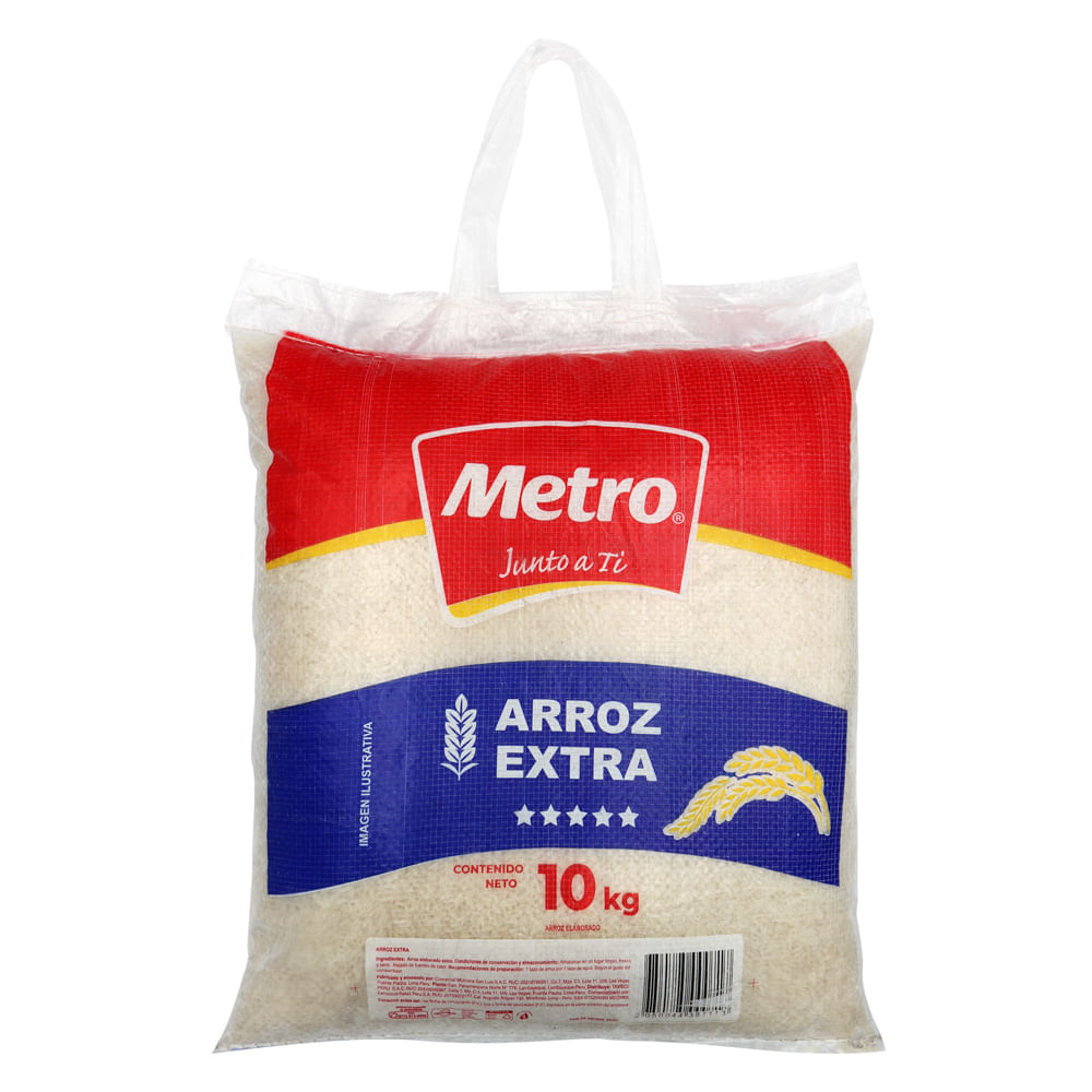 Arroz Extra Metro 10kg
