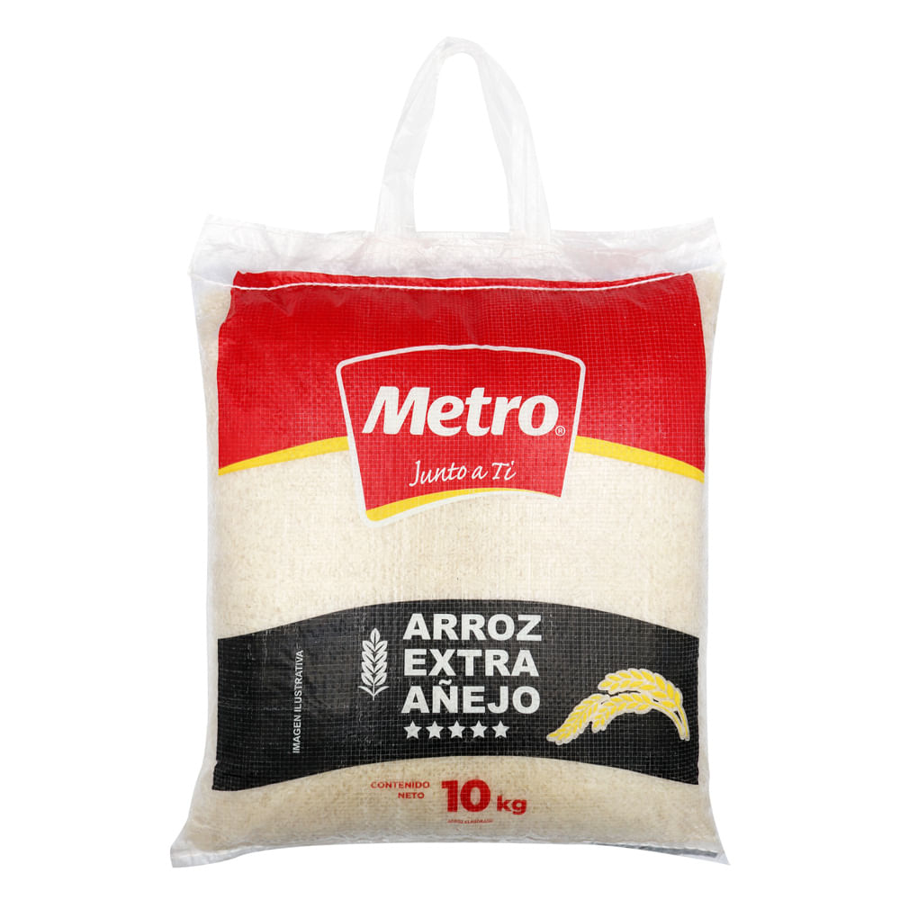 Arroz Extra Añejo Metro 10kg