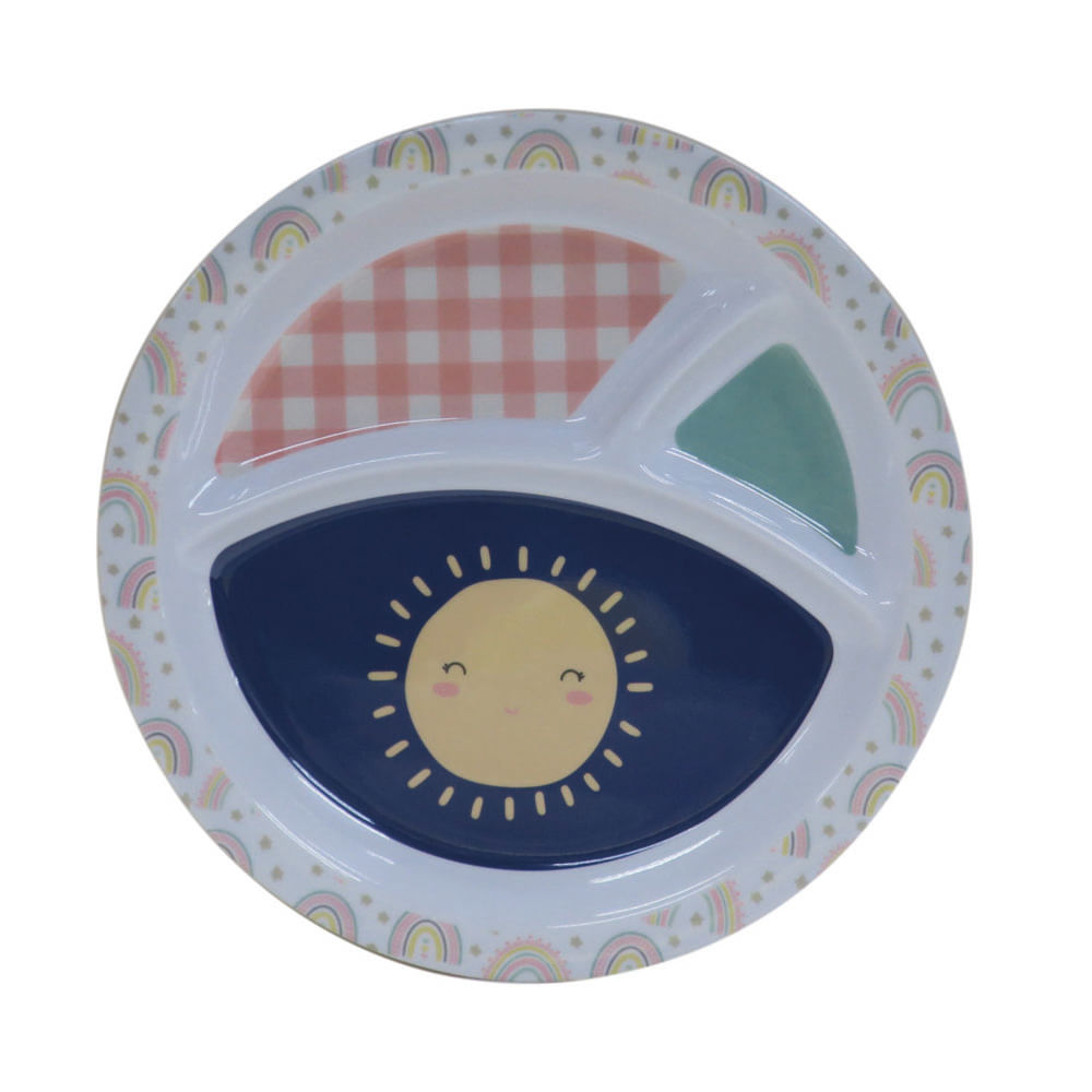 Plato Krea con Divisiones Niña