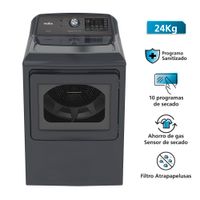 Secadora de Ropa Mabe SMG17R8MSDBB0 24 kg