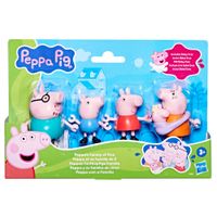 Set Peppa Pig Familia de Cinco con Bebé Evie