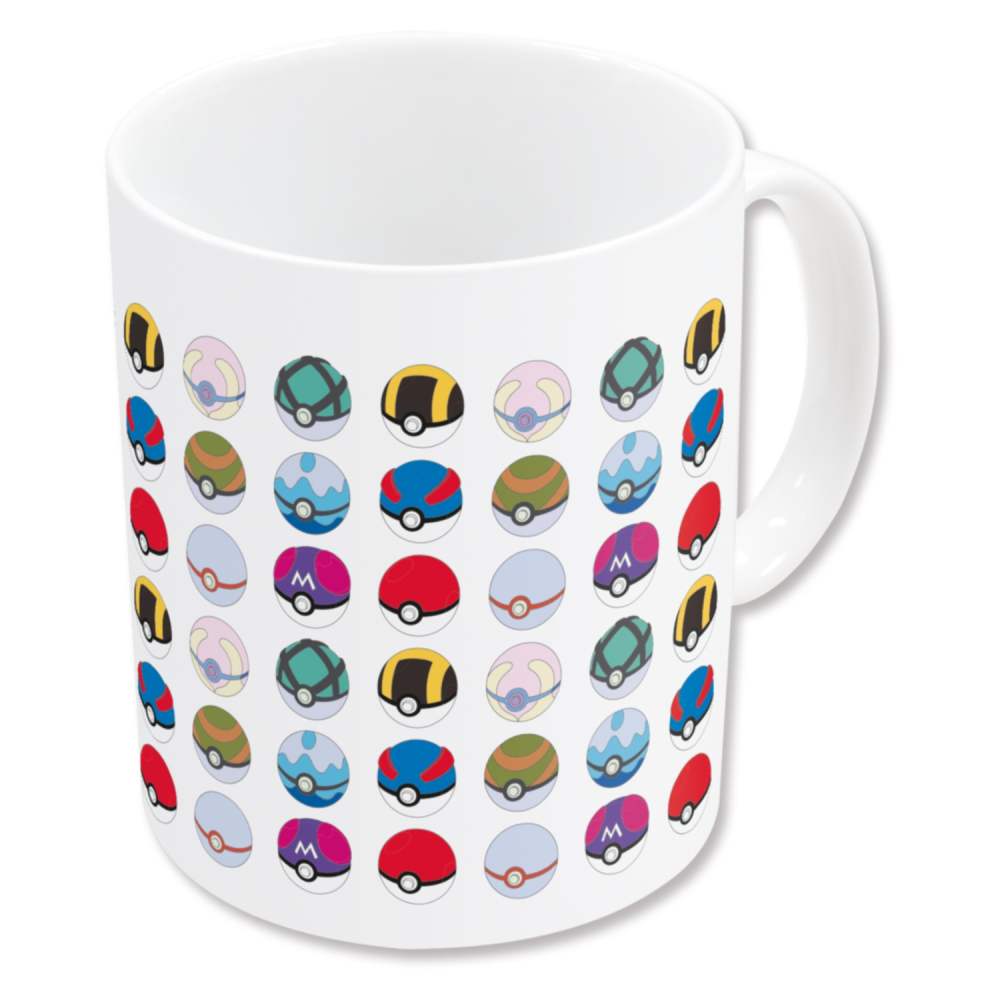 Mug Cerámica All Pokeballs Pokemon 325ml