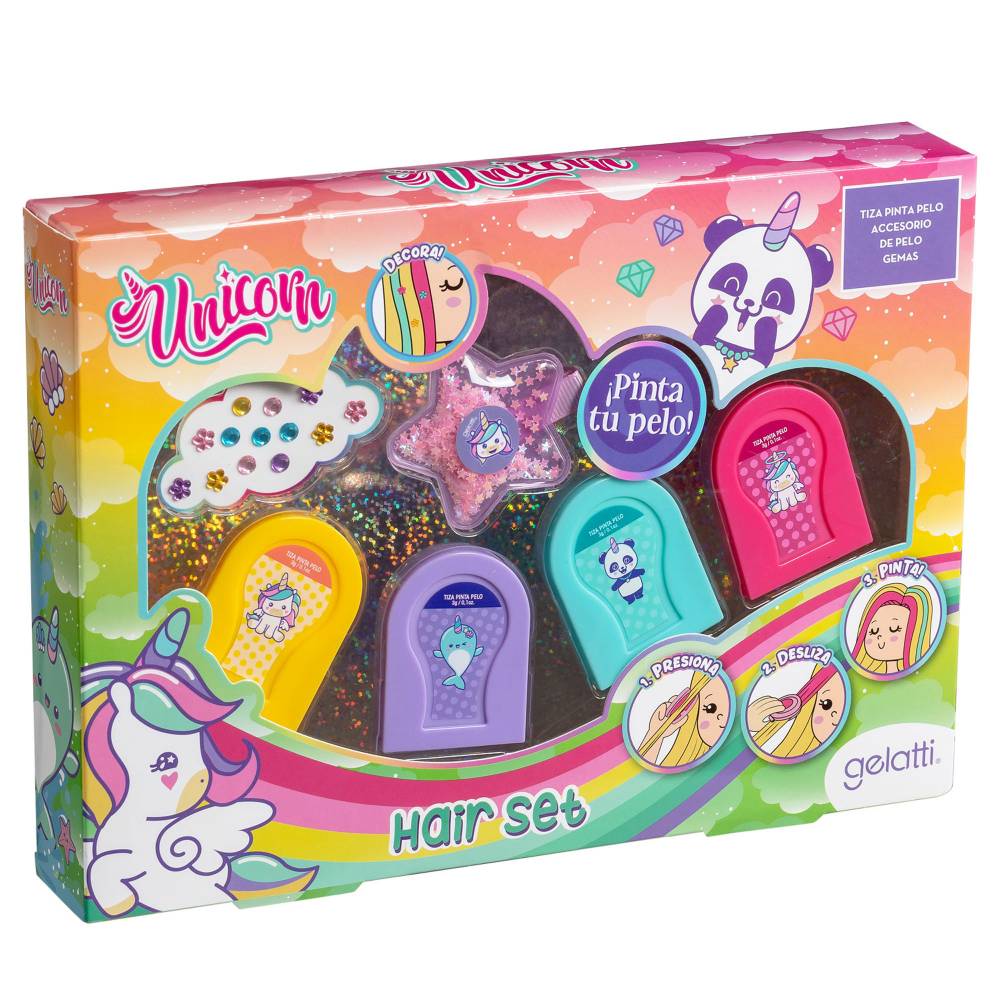 Set Estuche Gelatti Beauty Med Unicornio