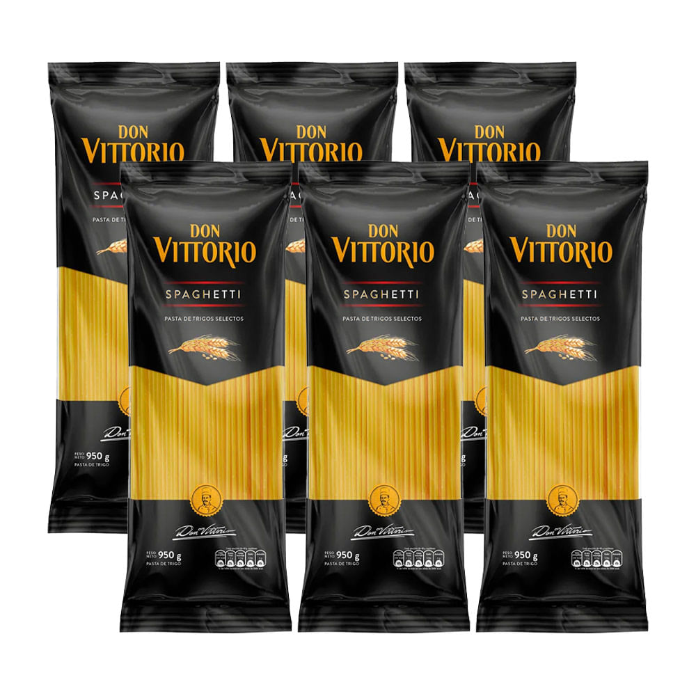 Sixpack Spaghetti Don Vittorio 950g