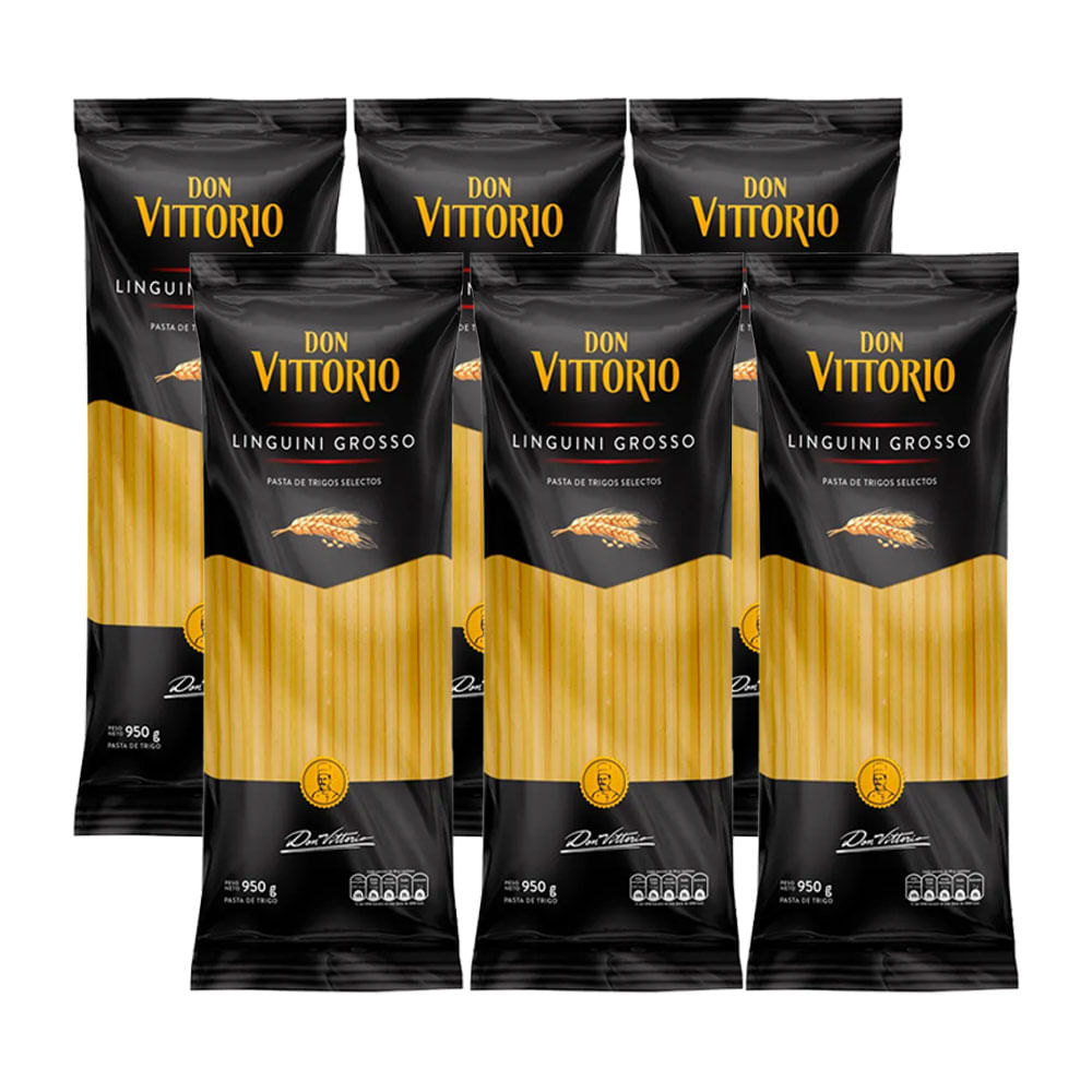Sixpack Linguini Grosso Don Vittorio 950g