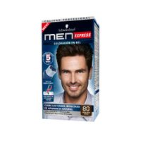 Tinte para Cabello Men Express 80 Castaño Negro Natural