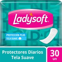 Protectores Diarios Ladysoft Protección Plus 30un