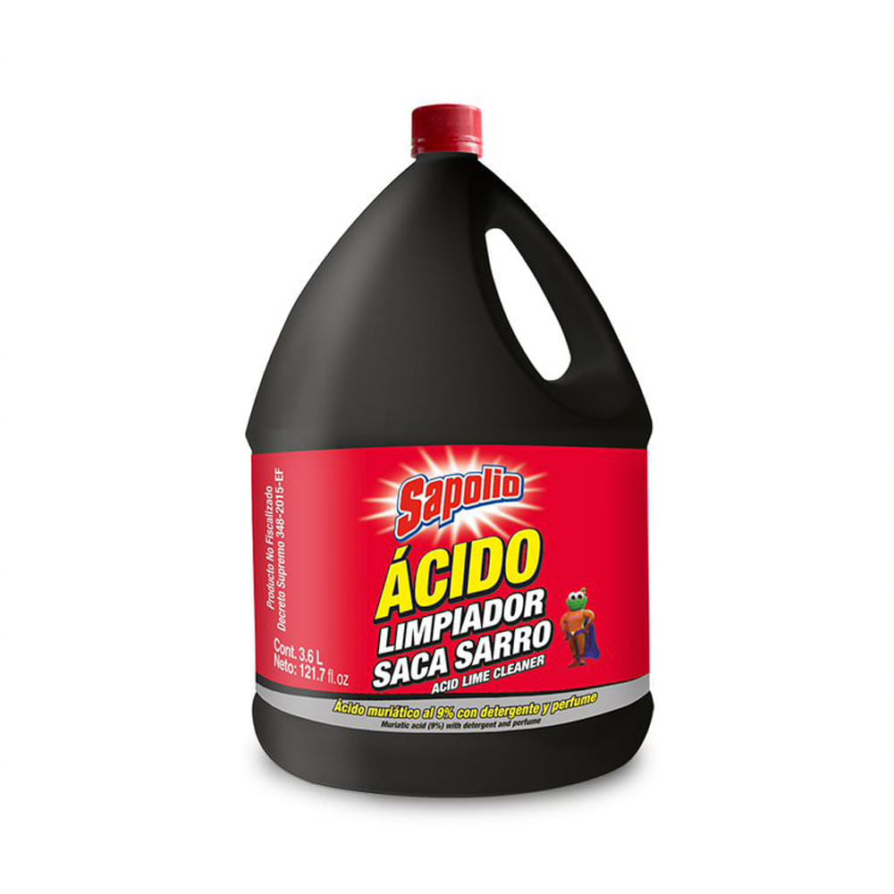 Ácido Limpiador Sacasarro Sapolio 3.6L
