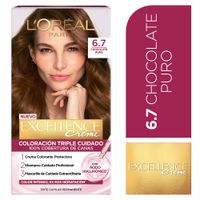 Tinte para Cabello 6.7 Chocolate Puro Creme Caja 162.5 ml