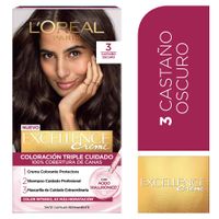 Tinte para Cabello 3 Castaño Oscuro Creme Caja 162.5 ml
