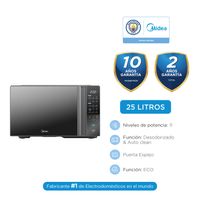 Horno Microondas Midea TasteXpress 25L Negro