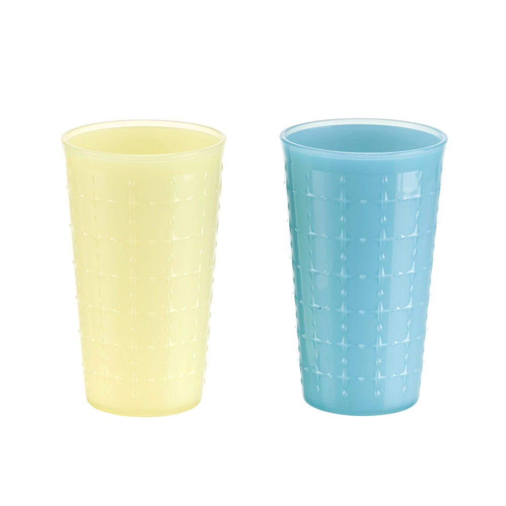 Vaso Alto Krea Plástico Color Surtido