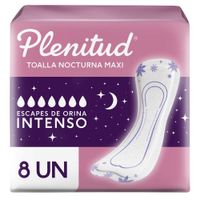 Toalla Absorbente Plenitud Nocturna Maxi 8un