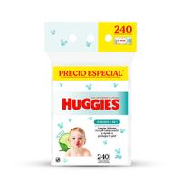 Tripack Toallitas Húmedas Huggies Cuidado 4 en 1 80un