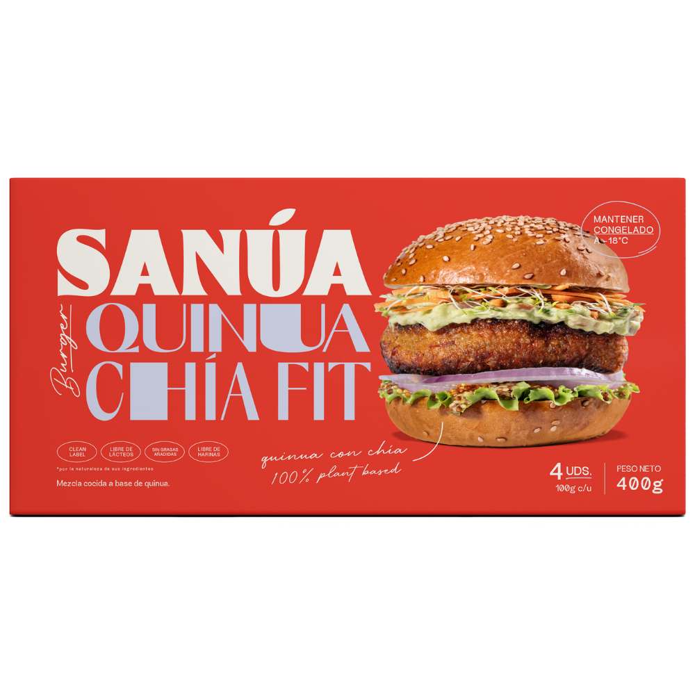 Burger Sanúa Quinua Chía Fit 4un