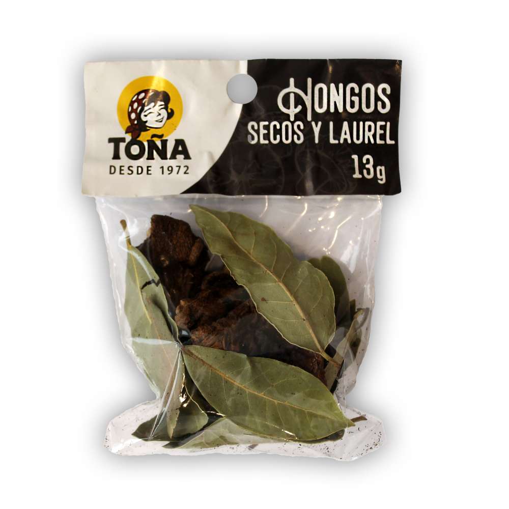 Hongos Secos con Laurel Toña 13g