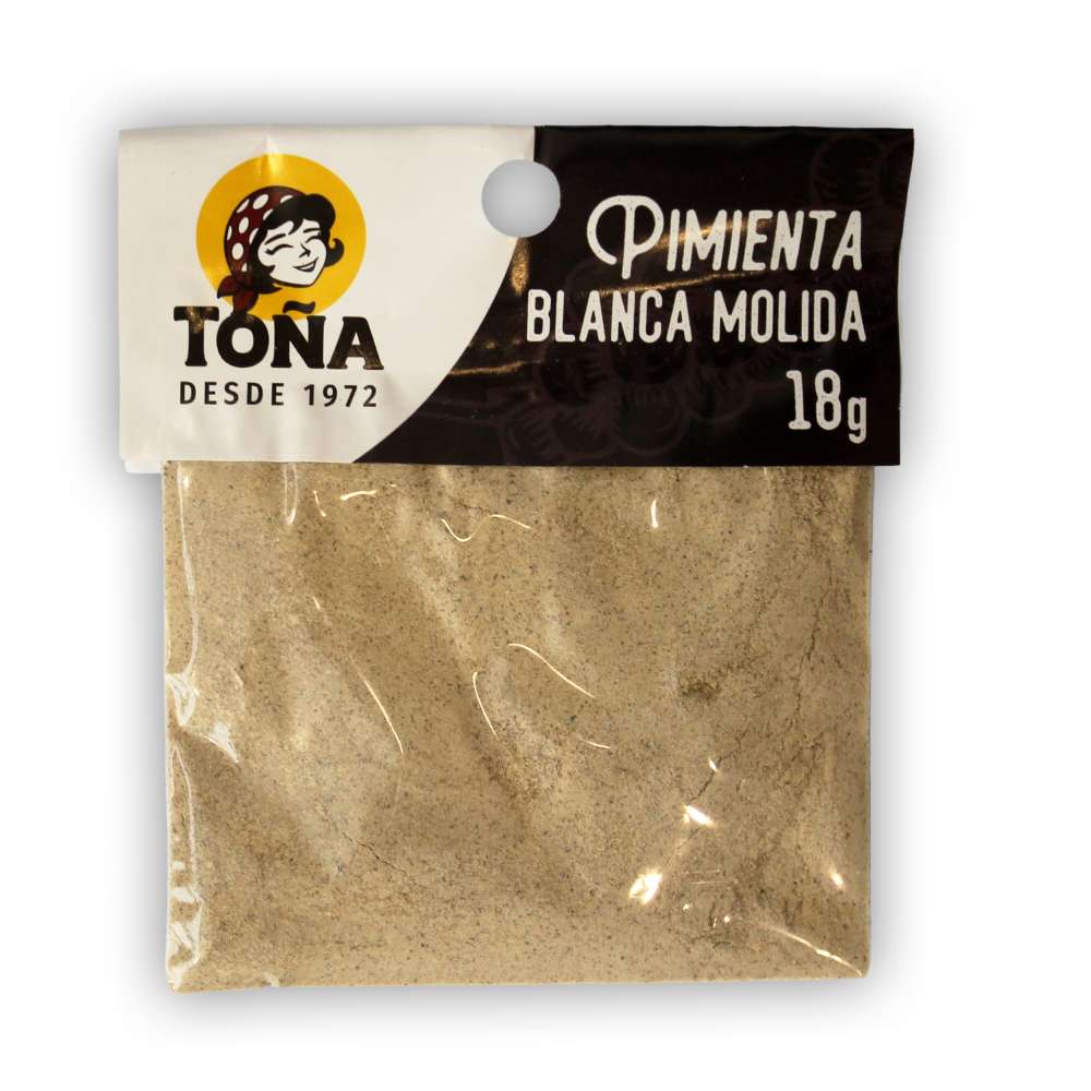 Pimienta Blanca Molida Toña 18g