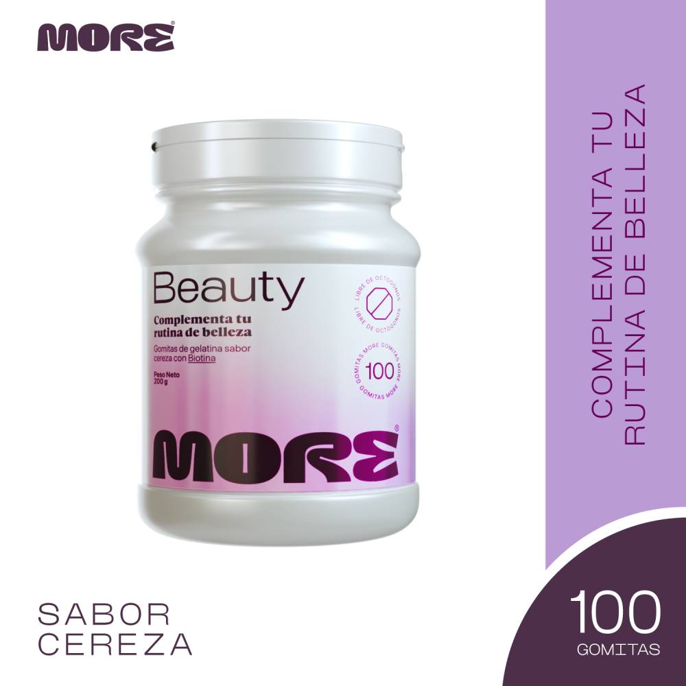 Gomitas de Biotina More Beauty 100un