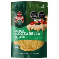 Queso Mozzarella Braedt Rallado 200g