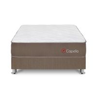 Cama Americana 2 Plazas Forli Capella Superside + 2 Almohadas