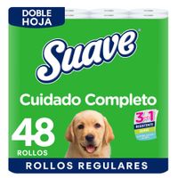 Papel Higiénico Doble Hoja Suave Cuidado Completo 48un