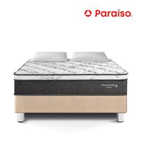 Cama Paraíso Pocket Star 2 Plazas Champagne