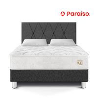 Dormitorio Pocket Max Queen Charcoal