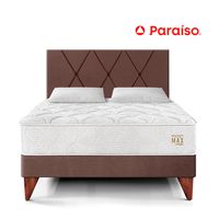 Dormitorio Europeo Pocket Max 2 Plazas Chocolate