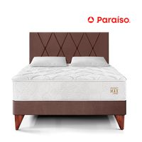 Dormitorio Europeo Pocket Max Queen Chocolate