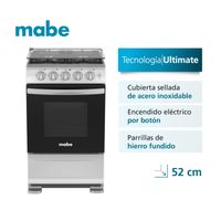 Cocina de Piso a Gas Grafito Mabe EMP5120GP2 52cm