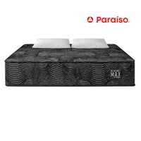 Colchón Pocket Max Black King + 2 Almohada+ 1 Protector